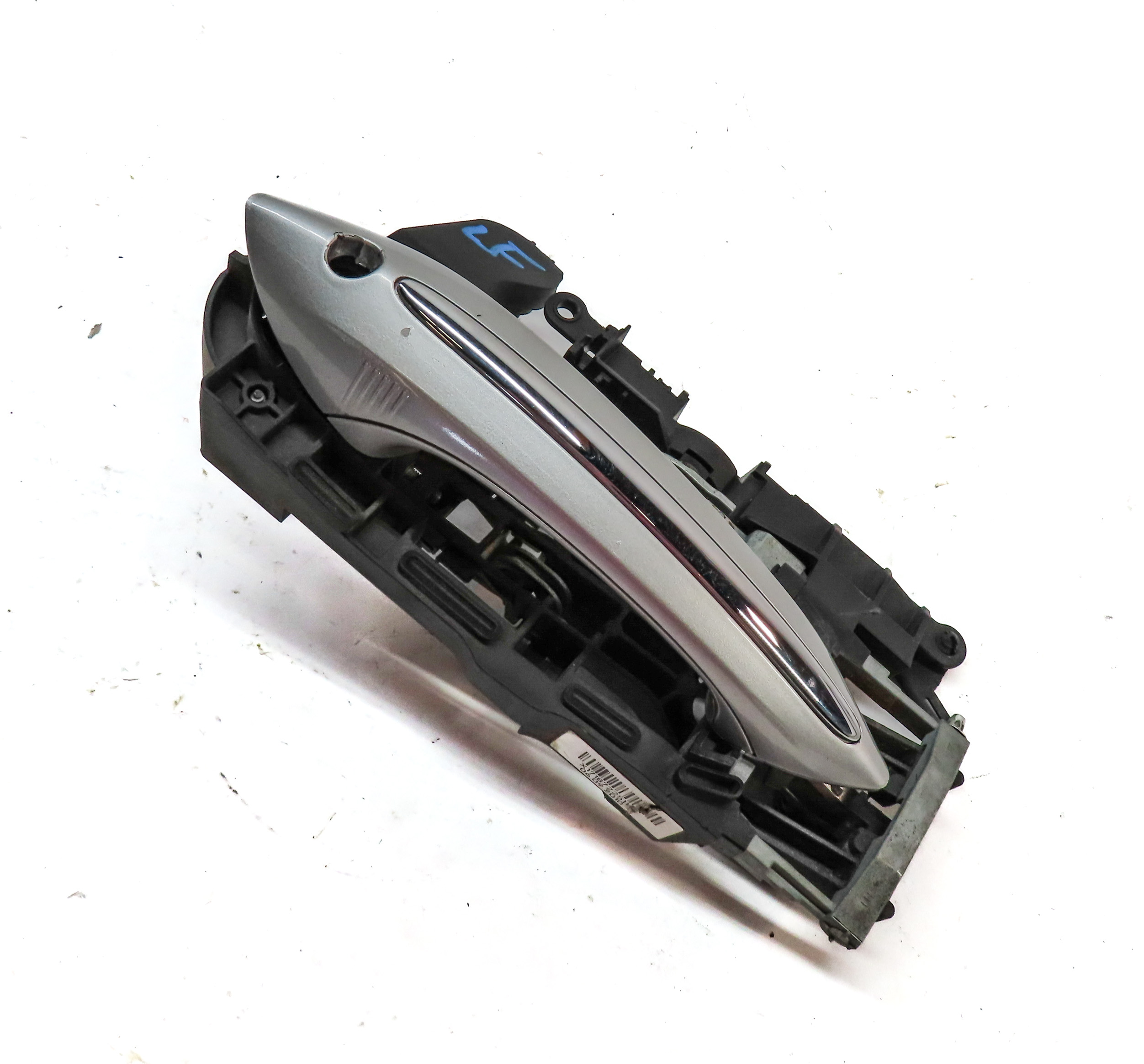 09-15 BMW 7 SERIES (F01 F02) FRONT LEFT DRIVER COMFORT DOOR HANDLE (Silver) — exact item pictured